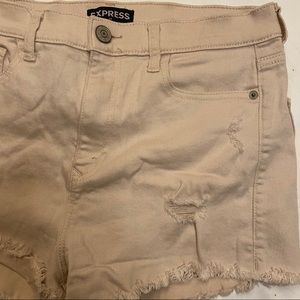 Express High Rise Shortie Light Pink Size 10